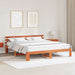 Cadru de pat Maroniu cerat 200 x 200 cm Lemn de pin masiv - WALTI WALTI