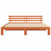 Cadru de pat Maroniu cerat 200 x 200 cm Lemn de pin masiv - WALTI WALTI