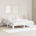 Cadru de pat cu headboard Alb 180 x 200 cm Lemn de pin masiv - WALTI WALTI