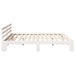 Cadru de pat cu headboard Alb 180 x 200 cm Lemn de pin masiv - WALTI WALTI