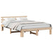 Cadru de pat natural 150 x 200 cm Lemn de pin masiv - WALTI WALTI