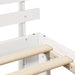 Cadru de pat cu headboard Alb 150 x 200 cm Lemn de pin masiv - WALTI WALTI