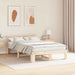 Cadru de pat natural 120 x 200 cm Lemn de pin masiv - WALTI WALTI