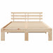 Cadru de pat natural 120 x 200 cm Lemn de pin masiv - WALTI WALTI