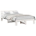 Cadru de pat cu headboard Alb 120 x 200 cm Lemn de pin masiv - WALTI WALTI