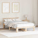 Cadru de pat natural 140 x 190 cm Lemn de pin masiv - WALTI WALTI