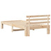 Cadru de pat natural 100 x 200 cm Lemn de pin masiv - WALTI WALTI
