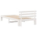 Cadru de pat cu headboard Alb 90 x 200 cm Lemn de pin masiv - WALTI WALTI