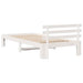 Cadru de pat cu headboard Alb 80 x 200 cm Lemn de pin masiv - WALTI WALTI