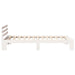 Cadru de pat cu headboard Alb 80 x 200 cm Lemn de pin masiv - WALTI WALTI