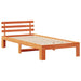 Cadru de pat Maroniu cerat 75 x 190 cm Lemn de pin masiv - WALTI WALTI