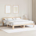 Cadru de pat natural 200 x 200 cm Lemn de pin masiv - WALTI WALTI