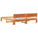 Cadru de pat Maroniu cerat 200 x 200 cm Lemn de pin masiv - WALTI WALTI