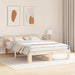 Cadru de pat natural 160 x 200 cm Lemn de pin masiv - WALTI WALTI