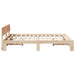 Cadru de pat natural 160 x 200 cm Lemn de pin masiv - WALTI WALTI