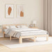 Cadru de pat natural 150 x 200 cm Lemn de pin masiv - WALTI WALTI