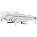Cadru de pat cu headboard Alb 150 x 200 cm Lemn de pin masiv - WALTI WALTI