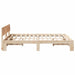 Cadru de pat natural 140 x 200 cm Lemn de pin masiv - WALTI WALTI