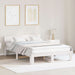 Cadru de pat cu headboard Alb 140 x 200 cm Lemn de pin masiv - WALTI WALTI