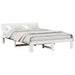 Cadru de pat cu headboard Alb 140 x 200 cm Lemn de pin masiv - WALTI WALTI