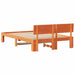 Cadru de pat Maroniu cerat 120 x 190 cm Lemn de pin masiv - WALTI WALTI