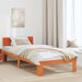 Cadru de pat Maroniu cerat 90 x 190 cm Lemn de pin masiv - WALTI WALTI