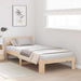 Cadru de pat cu headboard natural 75 x 190 cm Lemn de pin masiv - WALTI WALTI