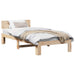 Cadru de pat cu headboard natural 75 x 190 cm Lemn de pin masiv - WALTI WALTI