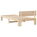 Cadru de pat cu headboard natural 75 x 190 cm Lemn de pin masiv - WALTI WALTI