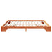 Cadru de pat Maroniu cerat 200 x 200 cm Lemn de pin masiv - WALTI WALTI