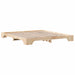 Cadru de pat natural 180 x 200 cm Lemn de pin masiv - WALTI WALTI
