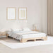 Cadru de pat natural 150 x 200 cm Lemn de pin masiv - WALTI WALTI