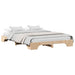 Cadru de pat natural 140 x 200 cm Lemn de pin masiv - WALTI WALTI