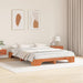 Cadru de pat Maroniu cerat 140 x 200 cm Lemn de pin masiv - WALTI WALTI