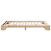 Cadru de pat natural 120 x 200 cm Lemn de pin masiv - WALTI WALTI