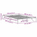 Cadru de pat natural 120 x 200 cm Lemn de pin masiv - WALTI WALTI