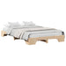 Cadru de pat natural 140 x 190 cm Lemn de pin masiv - WALTI WALTI