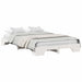 Cadru de pat Alb 140 x 190 cm Lemn de pin masiv - WALTI WALTI