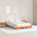 Cadru de pat Maroniu cerat 140 x 190 cm Lemn de pin masiv - WALTI WALTI