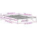 Cadru de pat Maroniu cerat 140 x 190 cm Lemn de pin masiv - WALTI WALTI