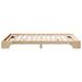 Cadru de pat natural 135 x 190 cm Lemn de pin masiv - WALTI WALTI
