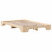 Cadru de pat natural 120 x 190 cm Lemn de pin masiv - WALTI WALTI