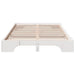 Cadru de pat Alb 120 x 190 cm Lemn de pin masiv - WALTI WALTI