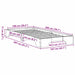 Cadru de pat Alb 100 x 200 cm Lemn de pin masiv - WALTI WALTI