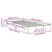 Cadru de pat natural 80 x 200 cm Lemn de pin masiv - WALTI WALTI