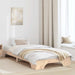 Cadru de pat natural 90 x 190 cm Lemn de pin masiv - WALTI WALTI