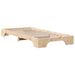 Cadru de pat natural 90 x 190 cm Lemn de pin masiv - WALTI WALTI