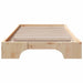 Cadru de pat natural 75 x 190 cm Lemn de pin masiv - WALTI WALTI