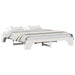 Cadru de pat Alb 200 x 200 cm Lemn de pin masiv - WALTI WALTI