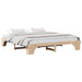 Cadru de pat natural 180 x 200 cm Lemn de pin masiv - WALTI WALTI